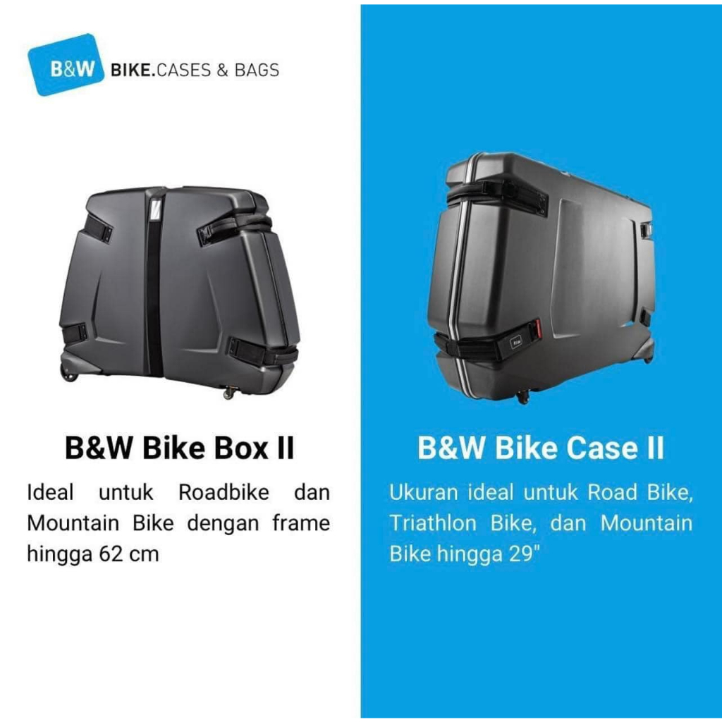 B&W Bike Case II กระเป๋าใส่จักรยาน เคสแข็ง คุณภาพดีมาก Shopee Thailand