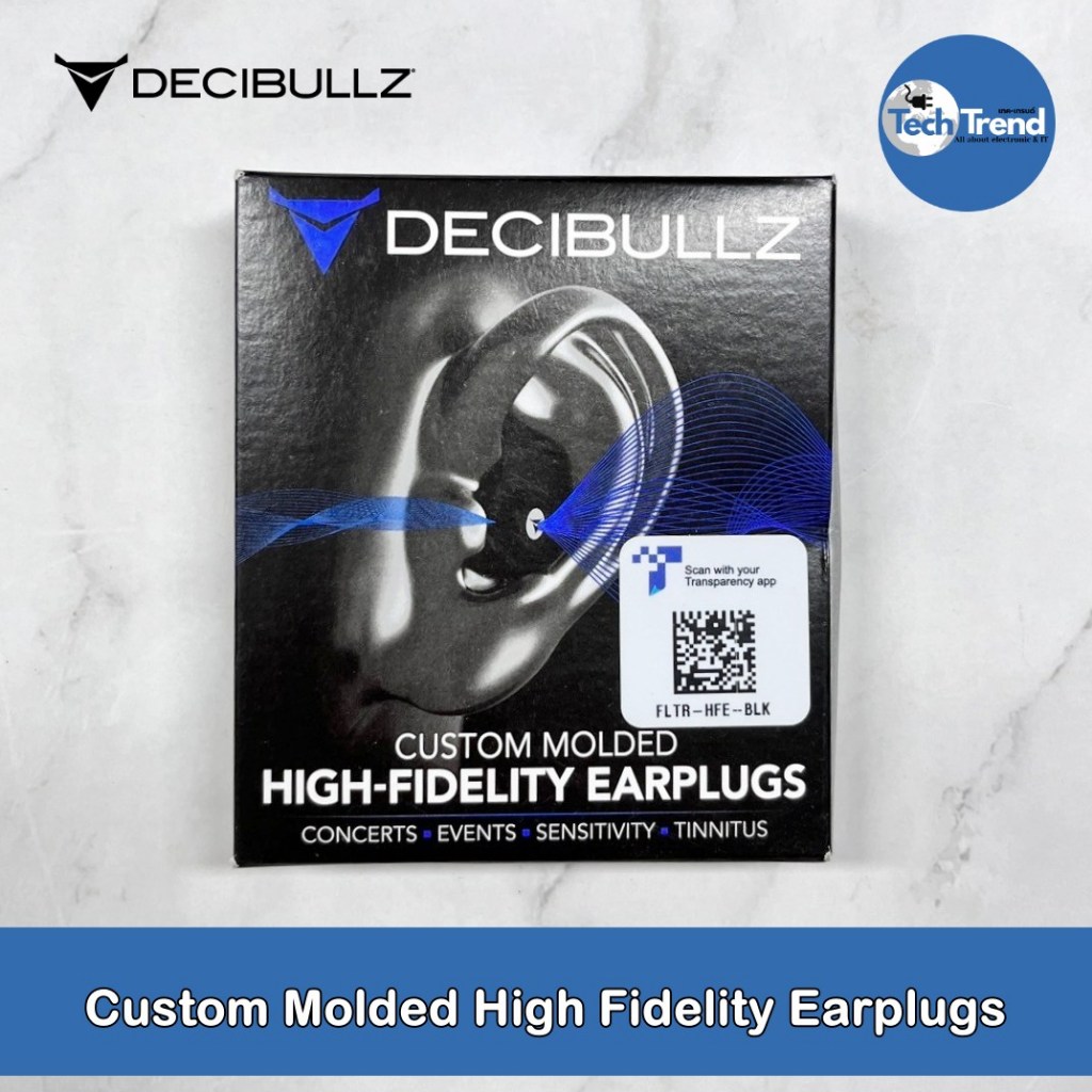 (Decibullz) Custom Molded High Fidelity Earplugs ที่อุดหู กันเสียง แบบ