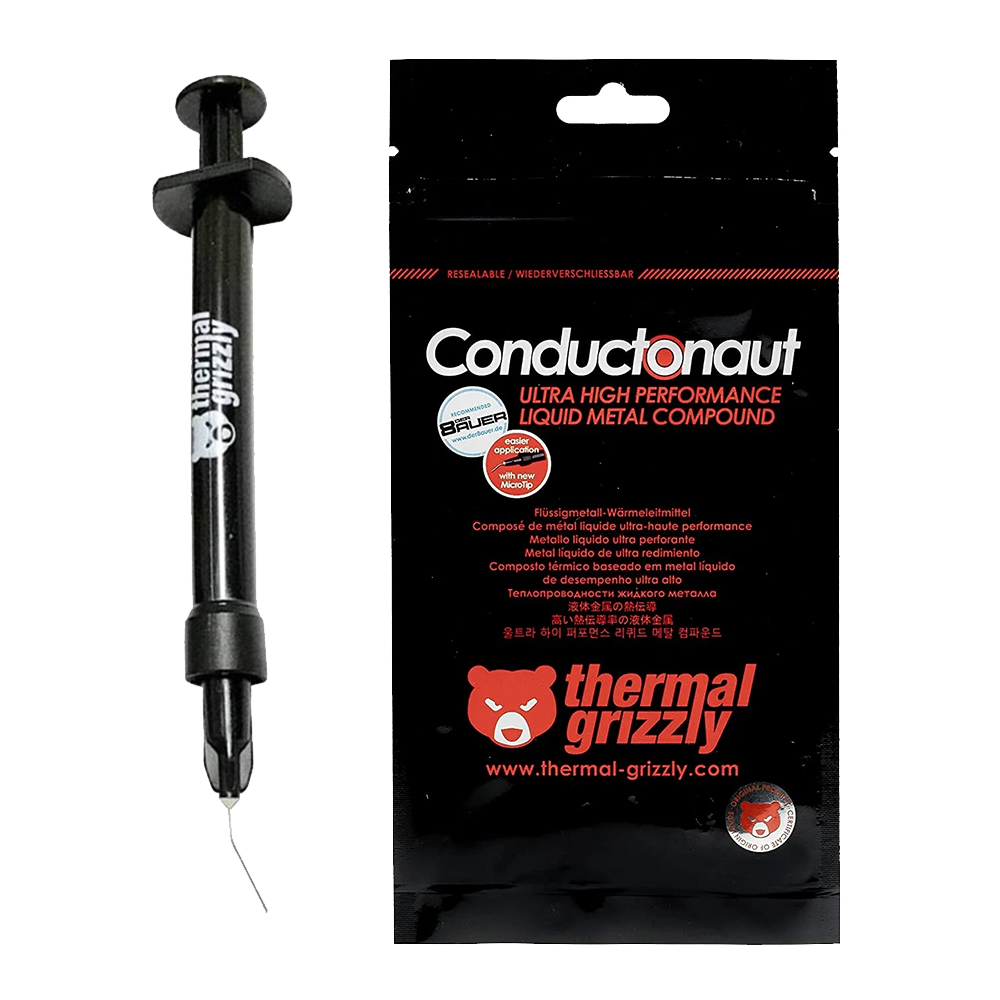 Thermal Grizzly Conductonaut (73 W/m K, 5 G) - Buy At