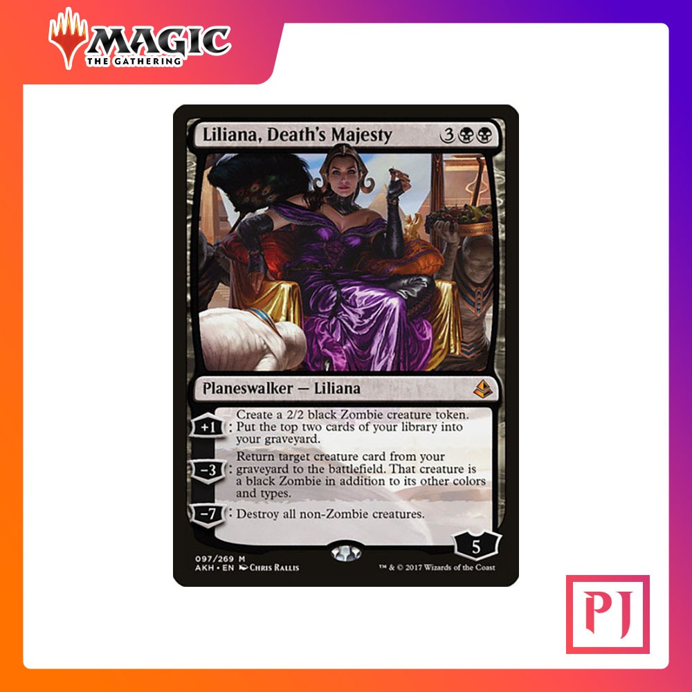 [MTG] Liliana, Death's Majesty [AKH] [BLACK] [MYTHIC] [NORMAL] [ENG