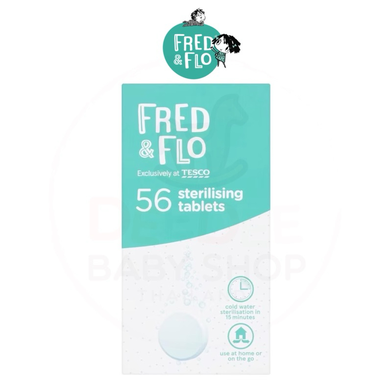 💯ของแท้💯 เม็ดฟู่กำจัดเชื้อโรค FRED & FLO Sterilising Tablets | Shopee ...