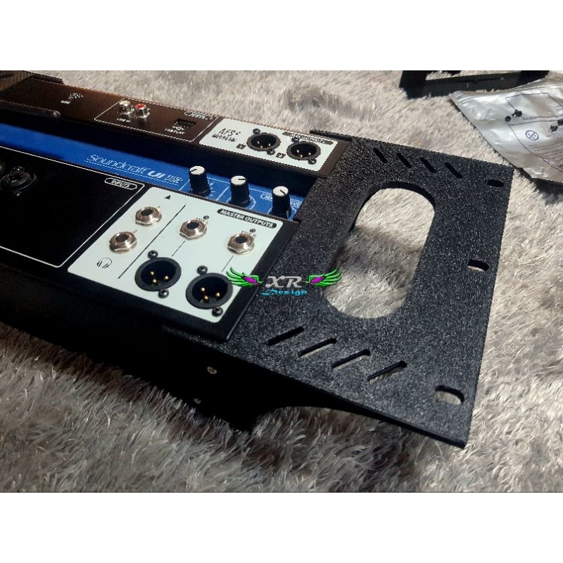 Rack Adapter Soundcraft Ui12 ขาต่อยึดแรค Ui12 งาน 3D Print วัสดุABS ยึด ...