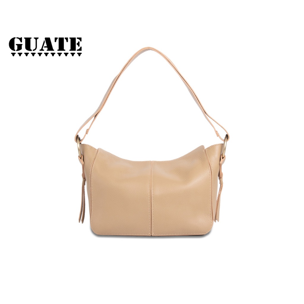 GUATE กระเป๋าหนังแท้ รุ่น Koiji กระเป๋าสะพายไหล่ หนังสวย สไตล์วินเทจ