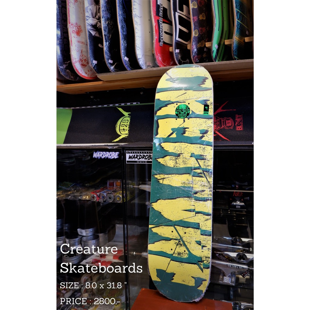 แผ่น SKATE BOARD CREATURE ขนาด 8.0 ของแท้ 100% | Shopee Thailand