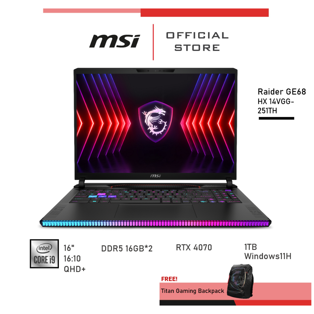 MSI Raider GE68 HX 14VGG-251TH (16
