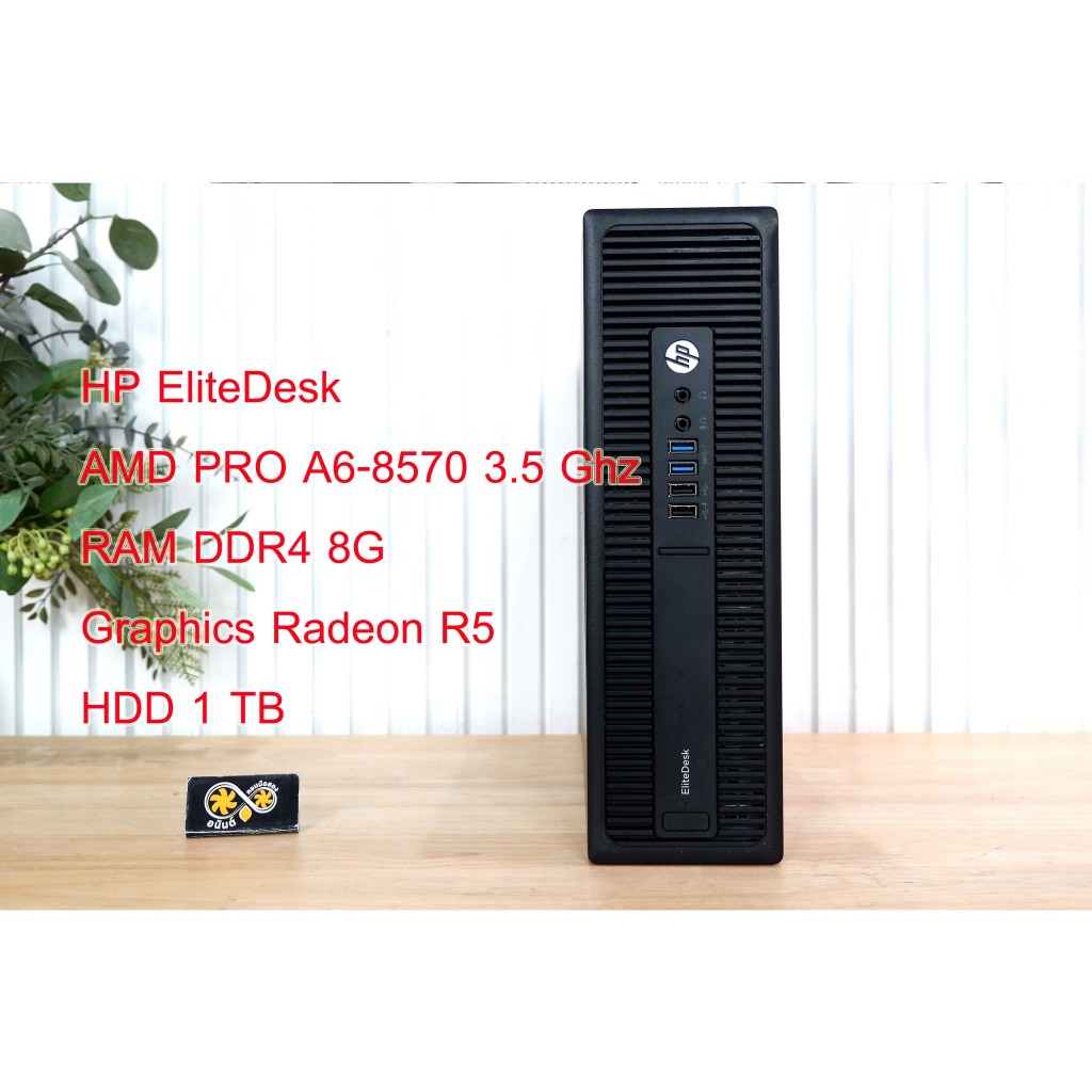 HP EliteDesk AMD PRO AM4 A6-8570 Radeon R5 | Shopee Thailand