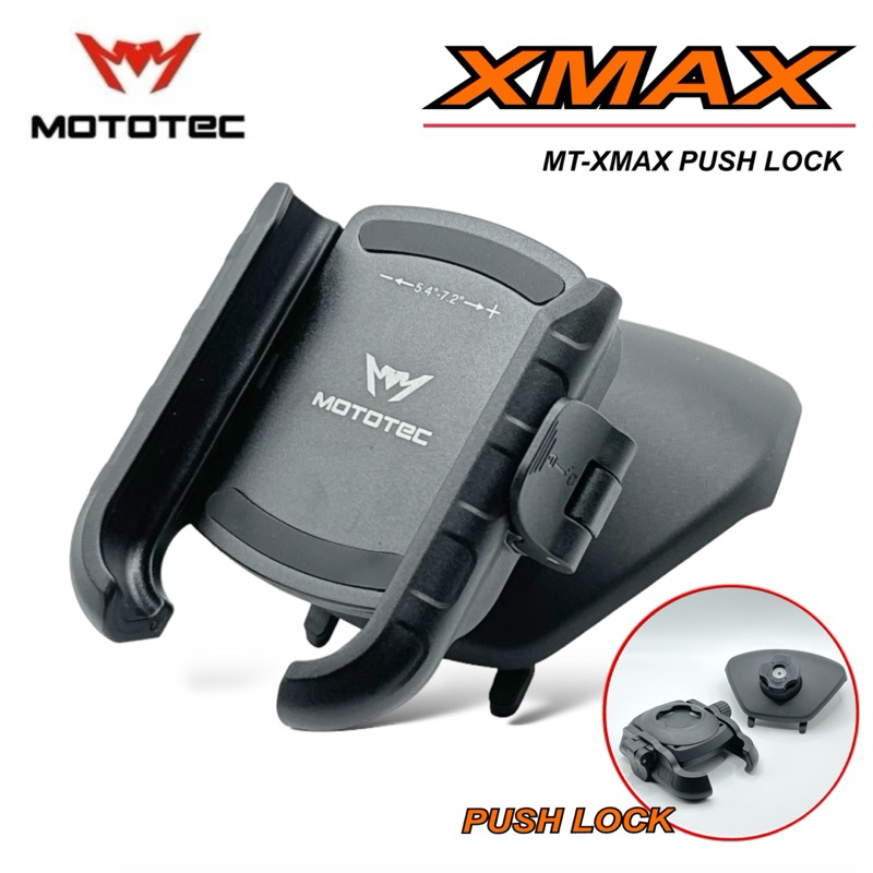 MOTOTEC PUSH LOCK MT-XMAX QD01 ชุดที่จับโทรศัพท์มือถือพร้อมครอบแฮนด์ ...