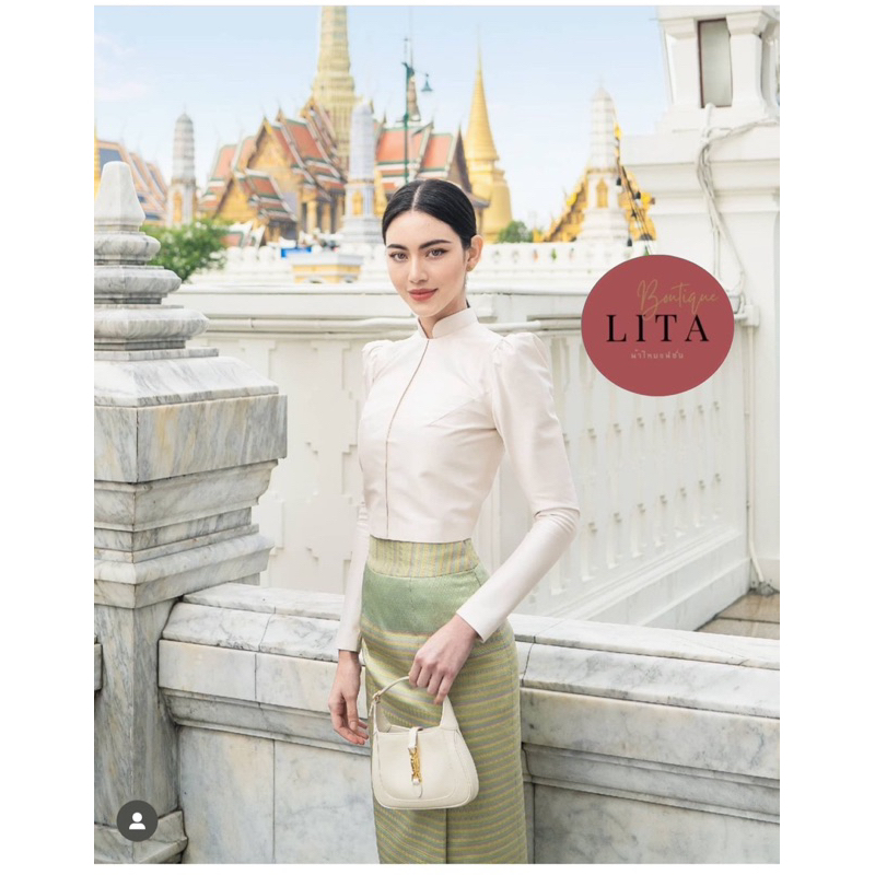 เสื้อไหมไทยบรมสี่เส้น ผ้าไหมดาวิกา ทรงเข้ารูป สวยสง่า ราคาโปร ส่งฟรี