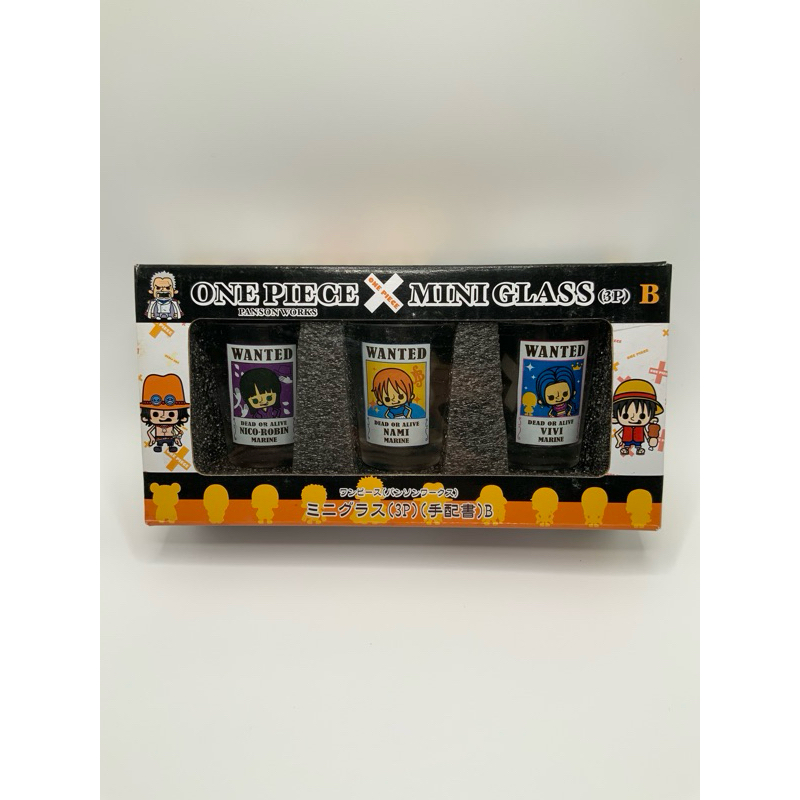 แก้วช๊อตวันพีช Mini Glass One Piece x Panson Works ชุด 3 ใบ | Shopee ...