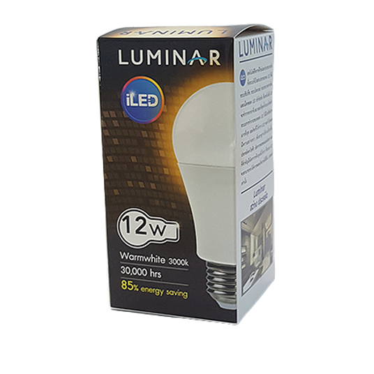 หลอด LED BULB LUMINAR 12W WARMWHITE | Shopee Thailand