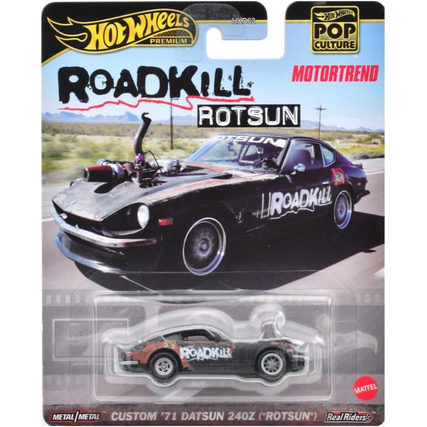 รถเหล็ก HOTWHEELS PREMIUM ของแท้ Pop Culture ROADKILL ROTSUN - Custom ...