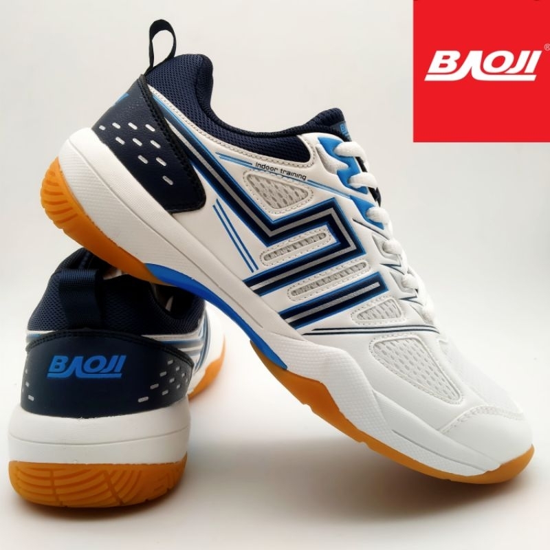 ไซส์ 37-45 รองเท้าแบดมินตัน Baoji พื้นยางดิบ  พื้นชั้นกลางไฟล่อนนุ่มรับแรงกระแทก ไซส์เด็ก-ผู้ใหญ่ | Shopee Thailand