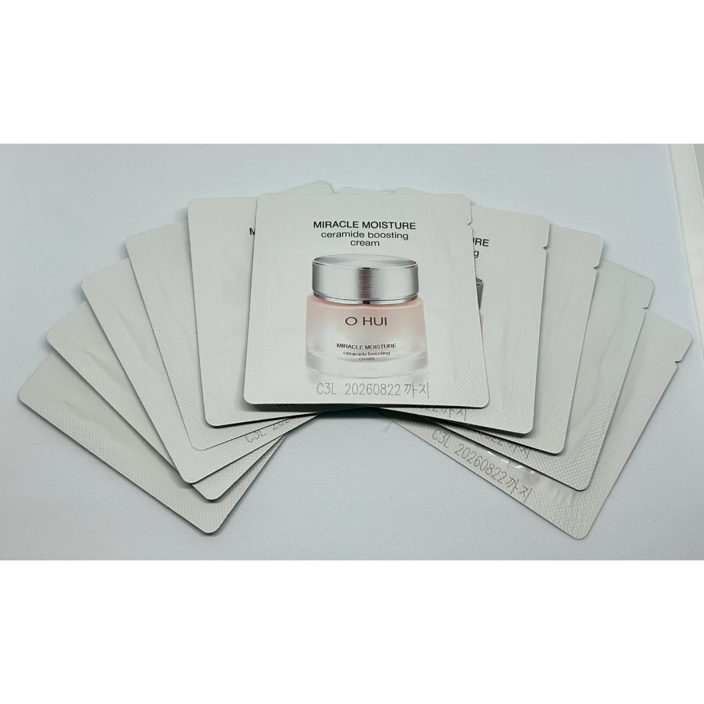 OHUI Miracle Moisture Ceramide Boosting Cream – 30ml (30 X 1ml Packets) K-Beauty 2 thumbnail image