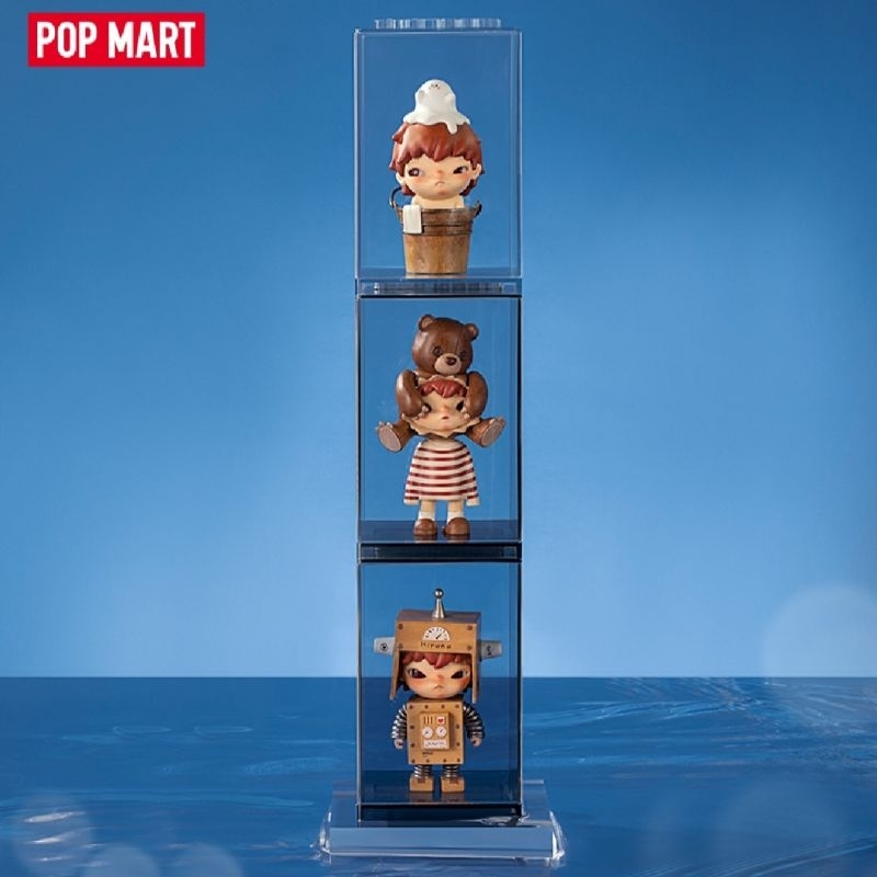POPMART Container แบบกล่องเดี่ยว เซ็ต 3 กล่อง ไล่สี Ocean Blue | Shopee ...