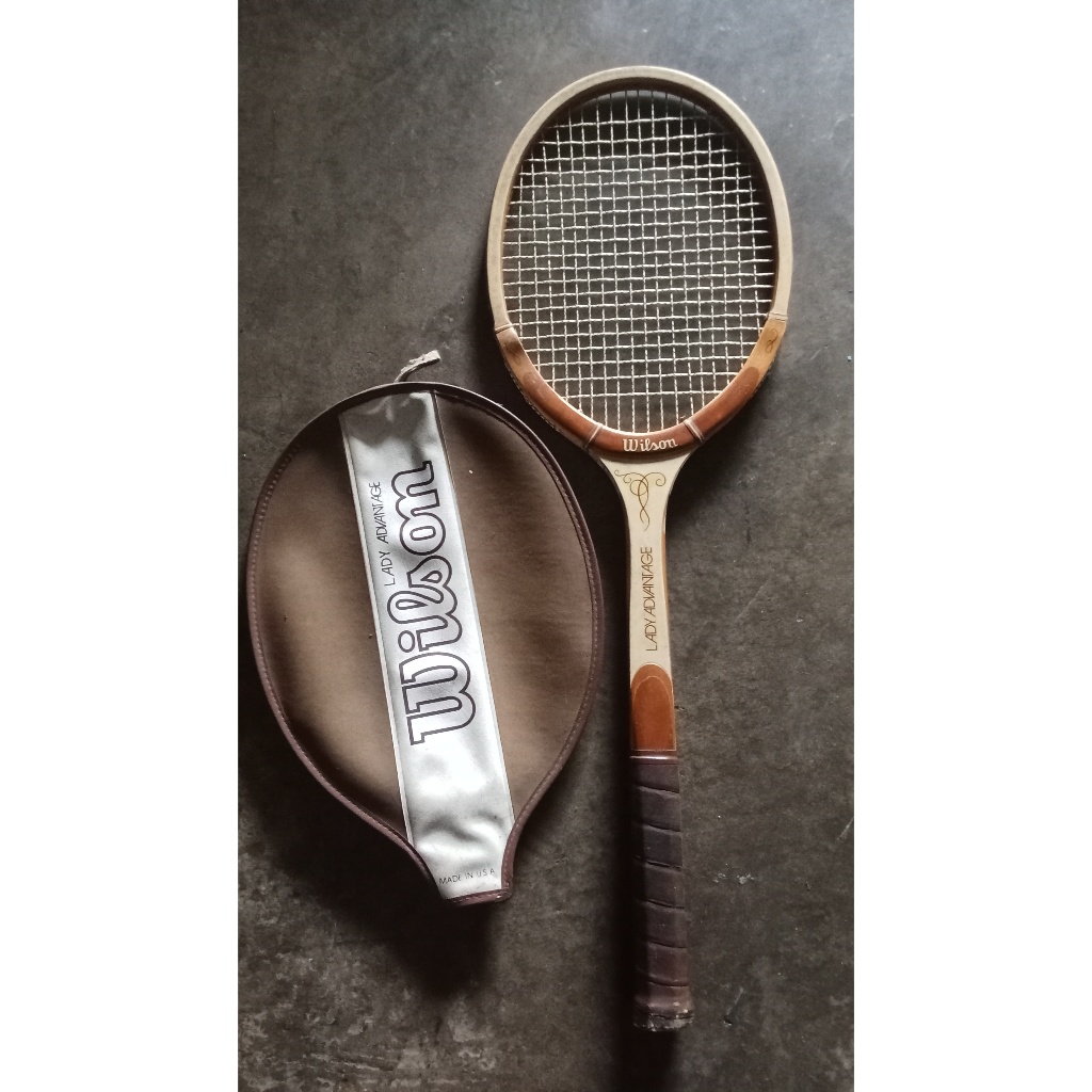 ไม้เทนนิส - ไม้แร็กเกต Wilson Lady Advantage (made in USA) มือสอง สภาพ ...