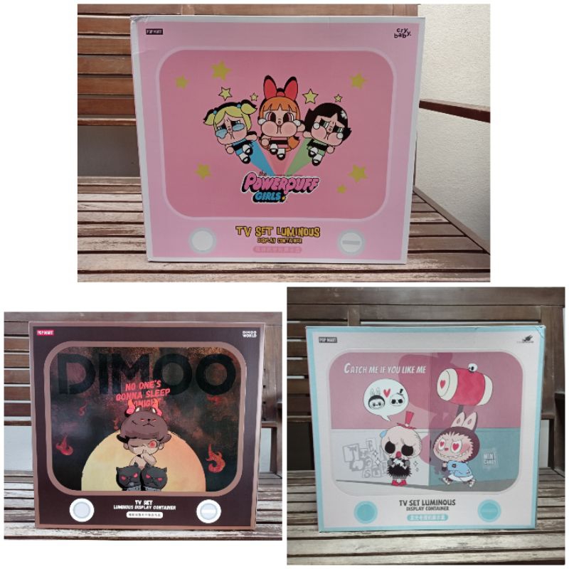 POP MART TV Luminous Display CryBaby Power Puff พร้อมส่ง/LABUBU / DIMOO ...