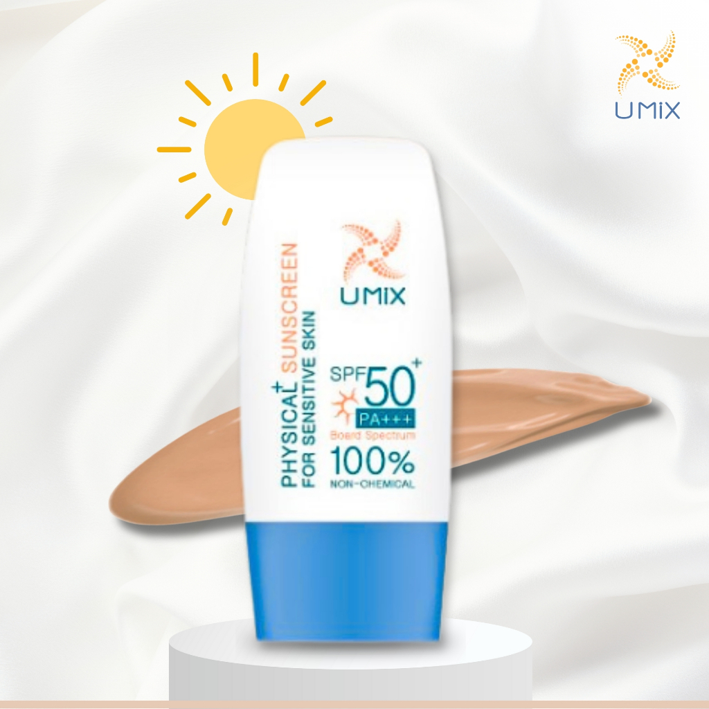 Umix Physical Plus Sunscreen SPF50 PA+++ (beige)