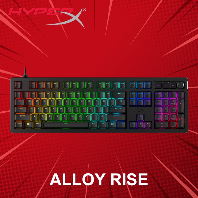 คีย์บอร์ด HyperX Alloy Rise (ภาษาไทย) ประกันศูนย์ 2 ปี | Shopee Thailand