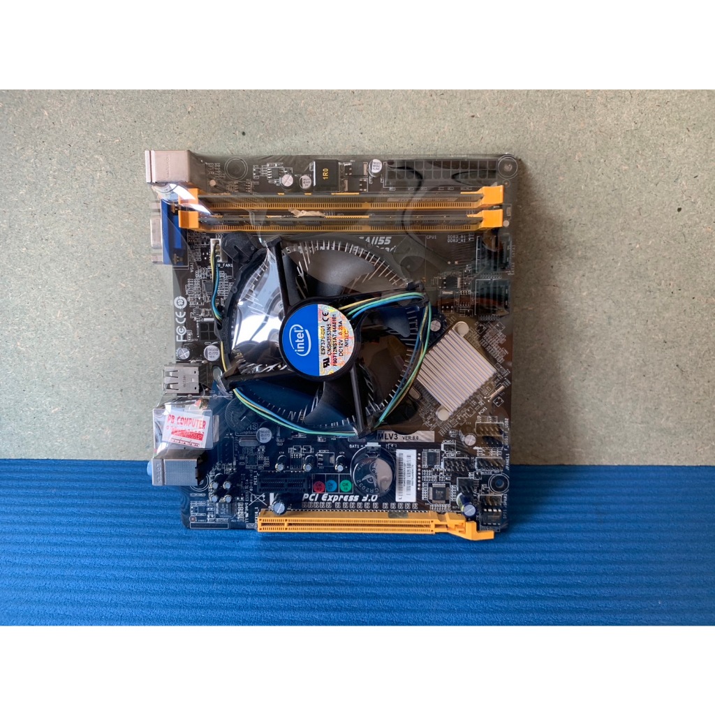 เมนบอร์ด BIOSTAR H61ML V3 Socket 1155 CPU I5-2300 + Ram 8GB DDR3 พร้อม ...