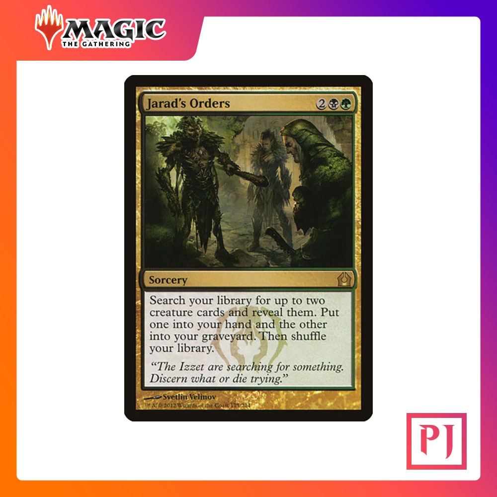 Carta Magic: The Gathering - Jarad's Orders (175) - Rare De Return To Ravnica, Coleccionable TCG
