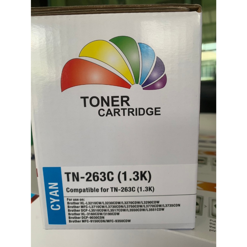 หมึกเทียบเท่า Brother TN-263C สีฟ้า Compatible | Shopee Thailand