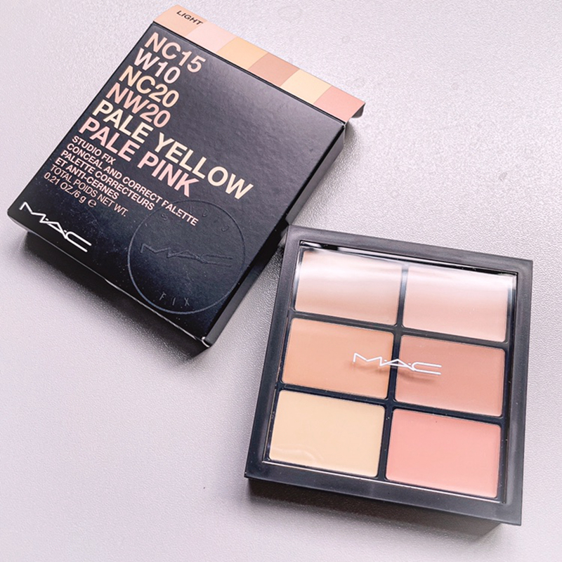 MAC Studio Fix Conceal And Correct Palette – Light, 6 G, Mit 4 Concealern Und 2 Korrekturfarben
