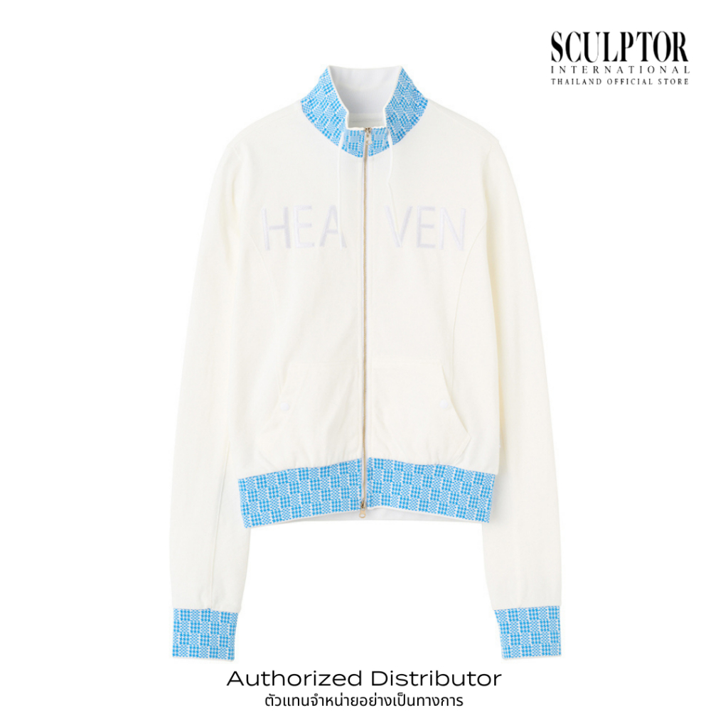 トップス SCULPTOR Heavenly Gingham Track Jacket Heavenly Gingham Track Jacket Baby Blue – SCULPTOR JAPAN