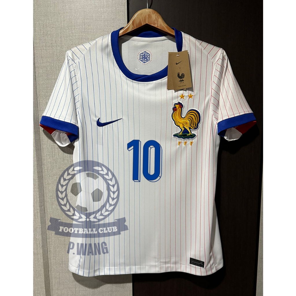 New!! เสื้อฟุตบอลทีมชาติ ฝรั่งเศษ Away ชุดเยือน ยูโร 2024 เกรดแฟนบอล ...