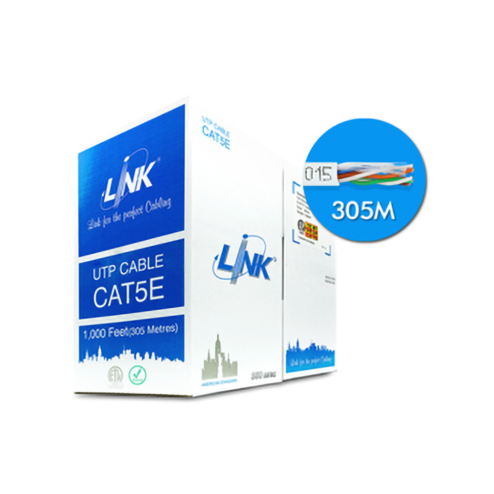 LAN CABLE (สายแลน) US-9015LSZH CAT5E UTP CABLE (305M/BOX) | Shopee Thailand