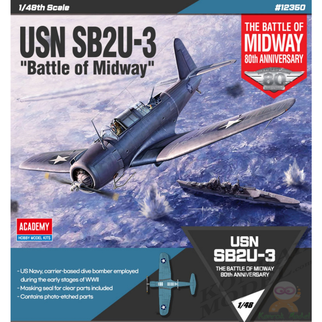 ACADEMY 12350 THE BATTLE OF MIDWAY 80TH ANNIVERSARY [1/48] | Shopee ...