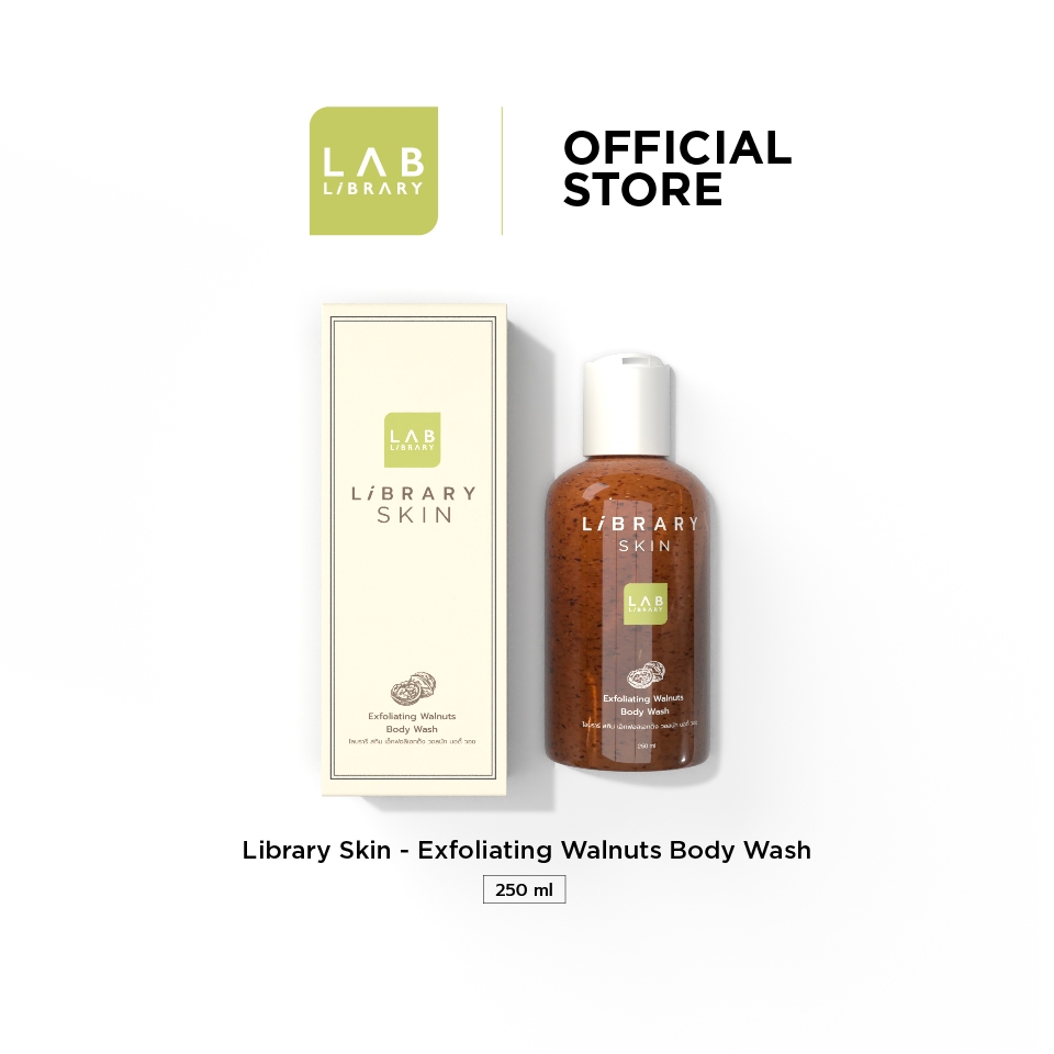[หมดอายุ 21/08/2026] Library Skin Exfoliating Walnuts Body Wash - เจล ...