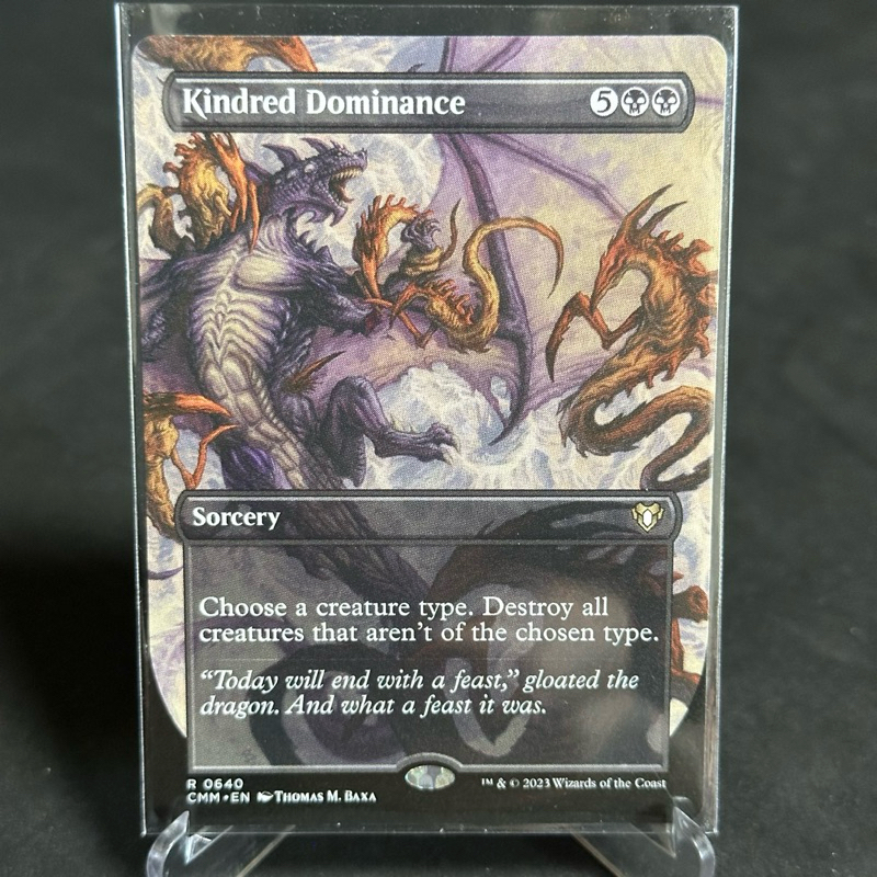 Commander Masters Variants: Kindred Dominance (Borderless) | Shopee ...