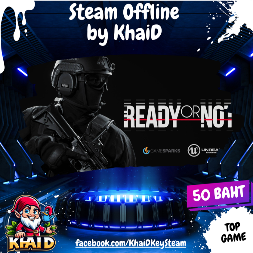 [ STEAM ] GAME Ready or Not ( Steam Offline) Shopee Thailand