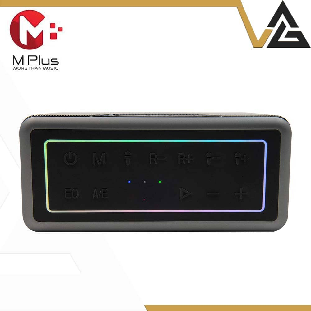 MPLUS M8 PRO ลำโพง บลูทูธ เบสดัง ไมค์ลอย คู่ Aux USB Type-C 120W แบตอึด ...