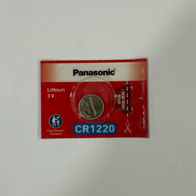 CR1220PA 3V LITHIUM BUTTON CELL DIOXIDE BATTERY PANASONIC CR1220 main image 0