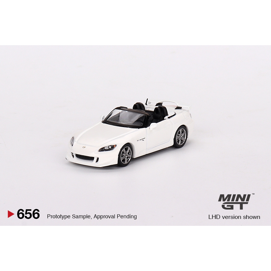 Mini GT #349 1:64 Honda S2000 (AP2) Type S – Grand Prix White Diecast Model (Limited Edition 2022)