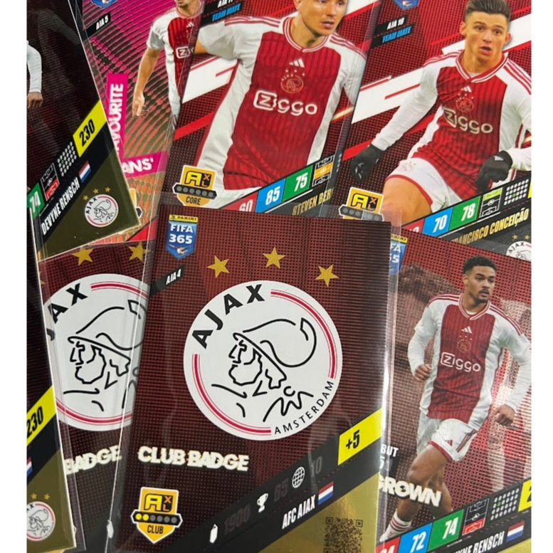 AFC AIAX / ADRENALYN XL PANINI CARDS / FOOTBALL 365 2024 / Choose From ...