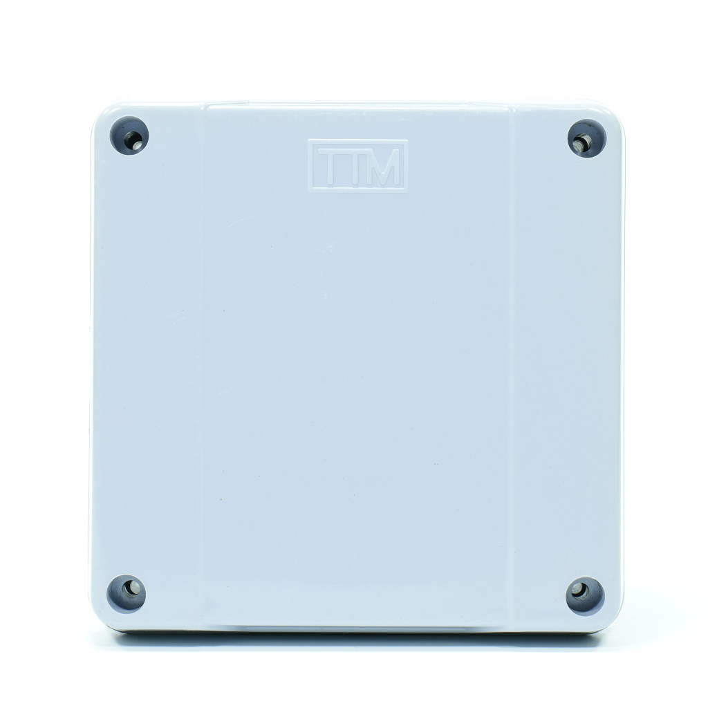 TTM กล่องพลาสติกกันน้ำ กล่องพักสาย ขนาด 4x4 รุ่น T202 TTM Plastic Box ...