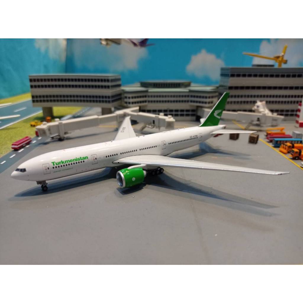 QIYUMOKE 1/150 Boeing 777-300ER AA Airlines Modello Grande da 18,5 Pollici Modellino di Aeroplano Pressofuso con Supporto Modello di Compagnia Aerea