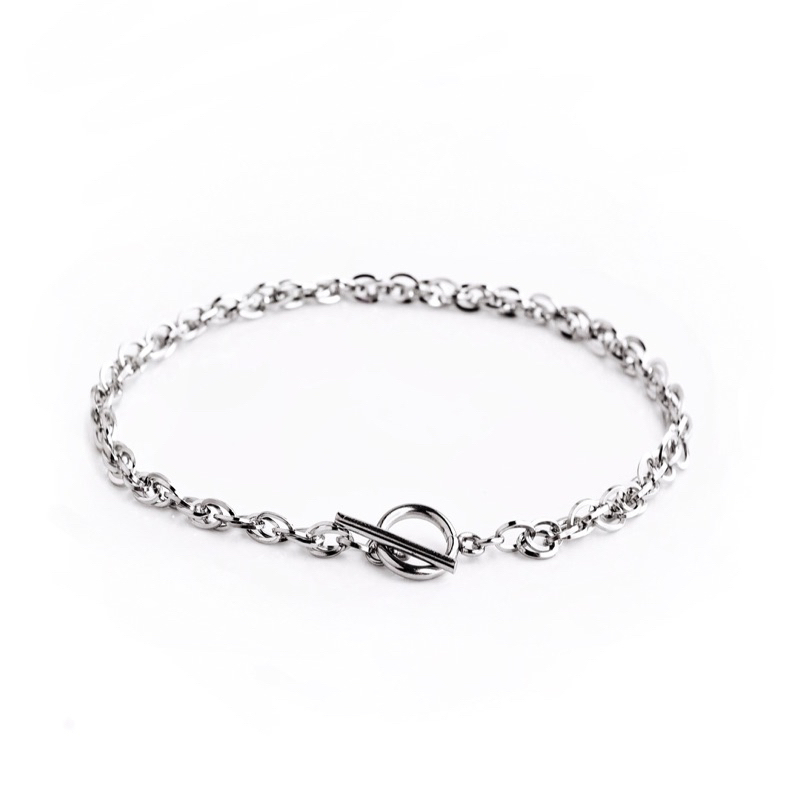 สร้อยข้อมือ สแตนเลส DANDY BASIC ลาย Couple twist Chain DANDY LABEL กำไล ...