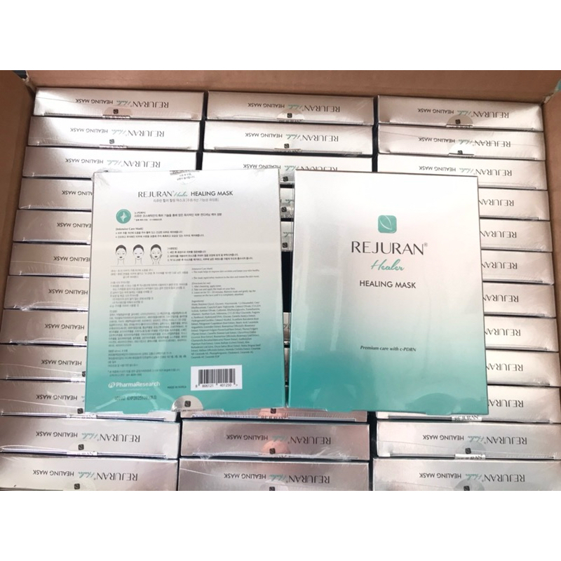 มาร์ก/กล่องเขียว REJURAN Healer Healing Mask (1กล่อง/บรรจุ5แผ่น ...