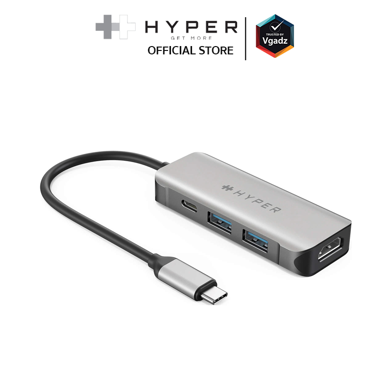 HYPER อุปกรณ์เชื่อมต่อ รุ่น Hyper Drive 4 in 1 USB-C Hub | Shopee Thailand