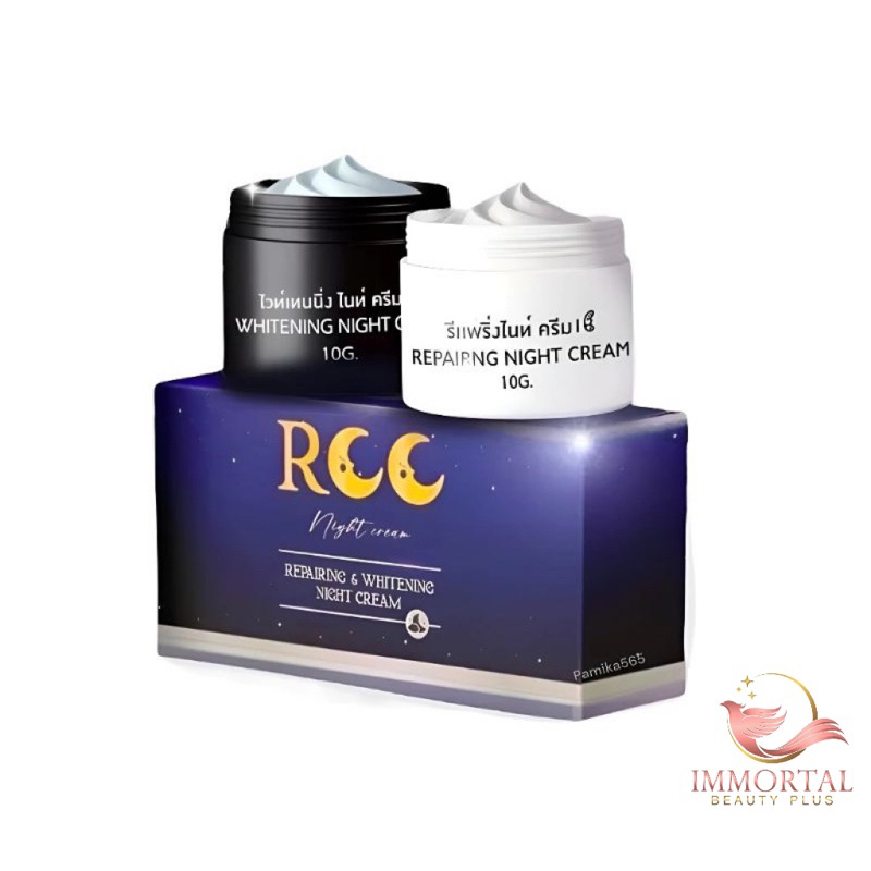 แท้💯% RCC Cream RCC Night Cream rcc ครีม rcc ไนท์ครีม 1 set มี 2 กระปุก ...