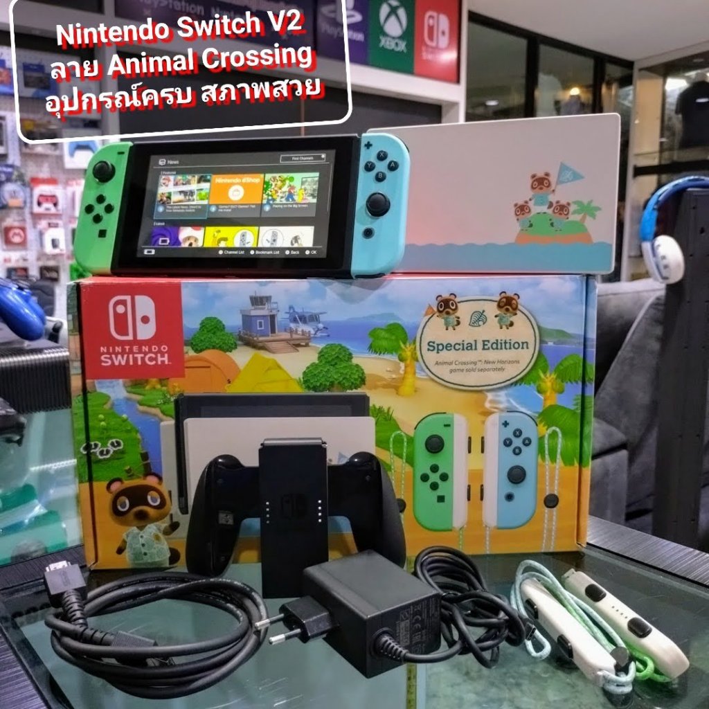 เครื่อง Nintendo Switch มือ2 Gen2 Animal Crossing New Horizons Edition ...