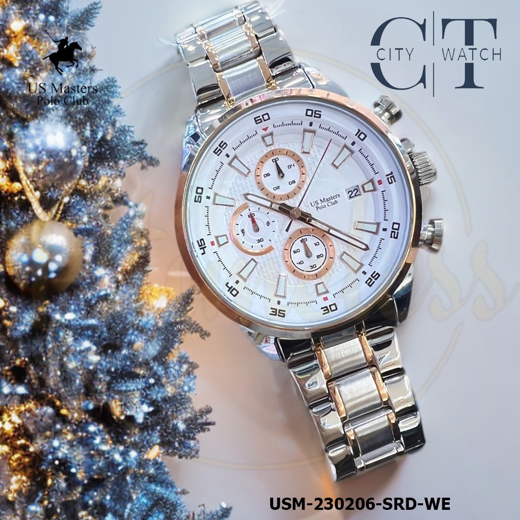 นาฬกาข้อมือผู้ชาย US Master Polo Club รุ่น USM-230206 | Shopee Thailand