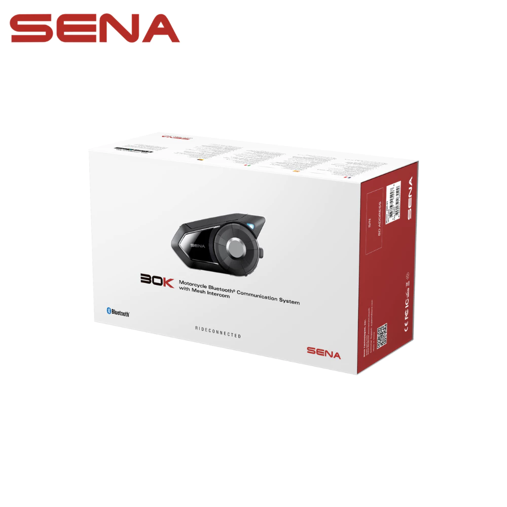 SENA 30K PREMIUM HD SPEAKER หูฟังบลูทูธติดหมวกกันน็อค ประกัน 2 ปี ผ่อน 0% 10 เดือน