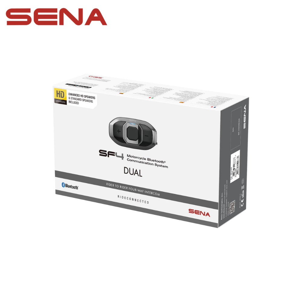 SENA SF4 หูฟังบลูทูธติดหมวกกันน็อค ประกัน 2 ปี ผ่อน 0% 10 เดือน