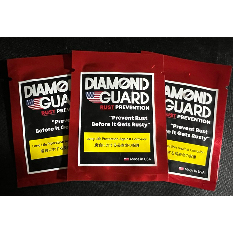 DiamondGuard - แผ่นป้องกันสนิม x3 Rust Prevention ใส่ในกล่องปืน กล่อง ...