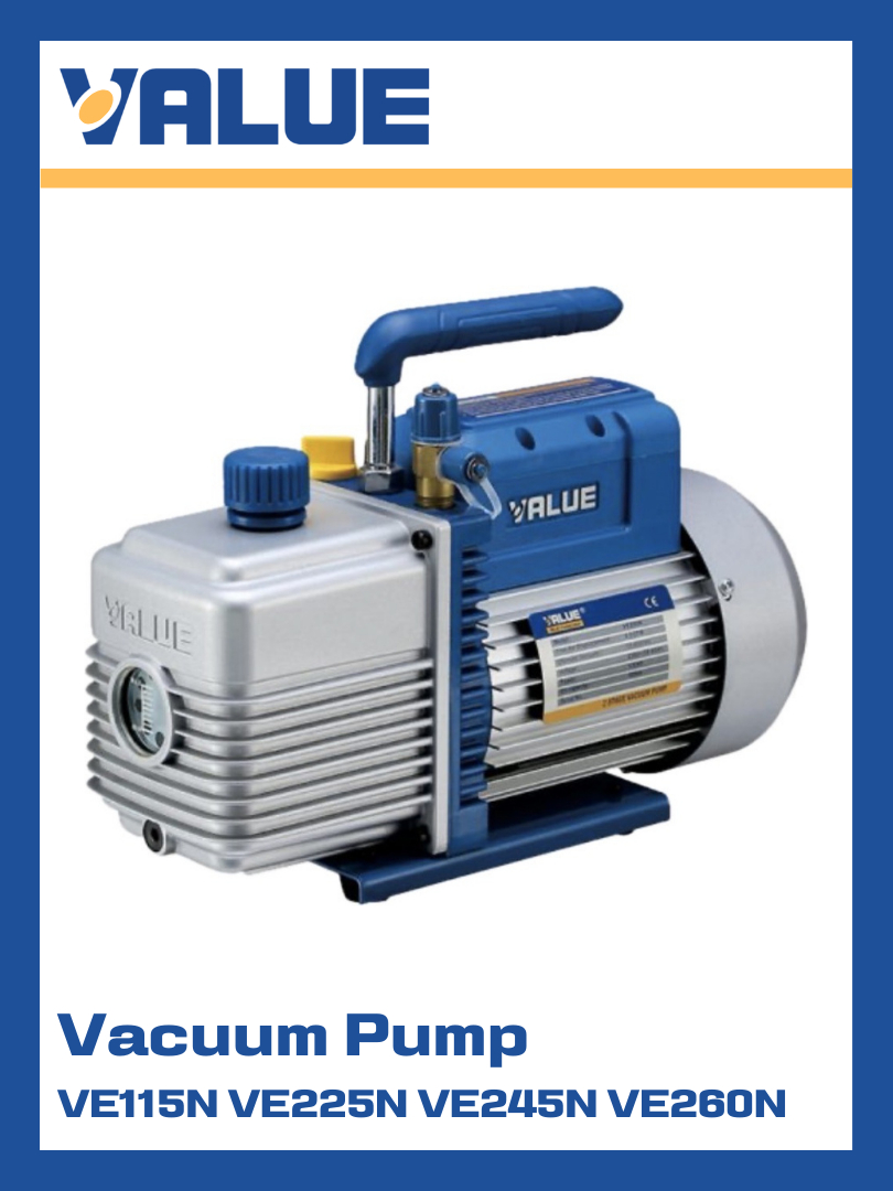 Value Vacuum Pump แวคคั่มปั๊ม รุ่น VE115N / VE225N / VE245N / VE260N