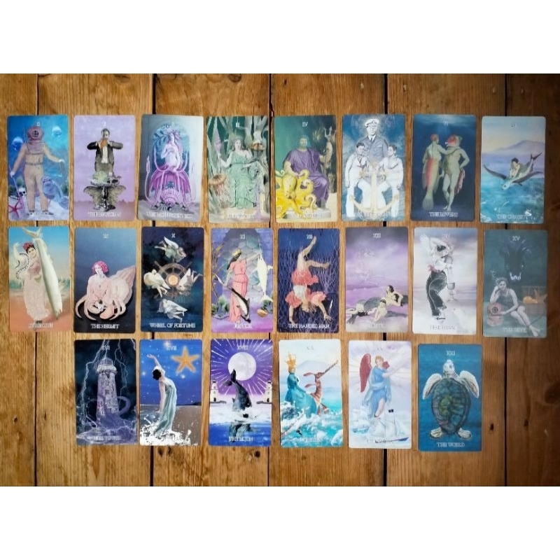 Wisdom of the Depths Tarot ไพ่ยิปซีแท้ภาพสวย ไพ่ยิปซี ไพ่ทาโร่ต์ Tarot ...